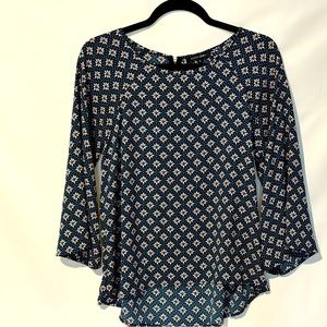 Papermoon Women’s 3/4 sleeve chiffon blouse